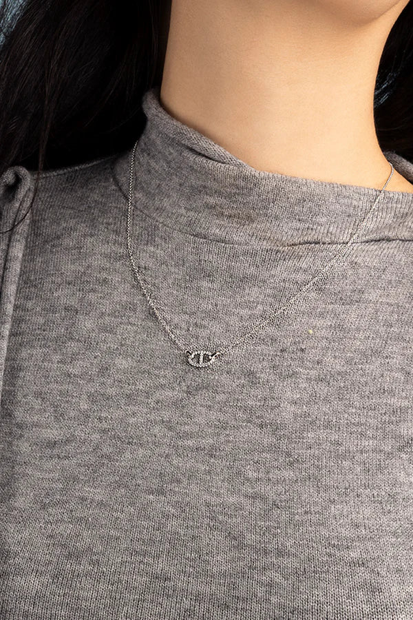 Ketting Isaline Marina in wit goud