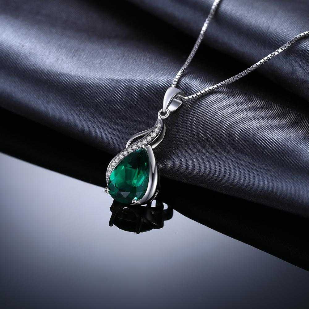 Ketting Leonias met smaragdsteen in goud