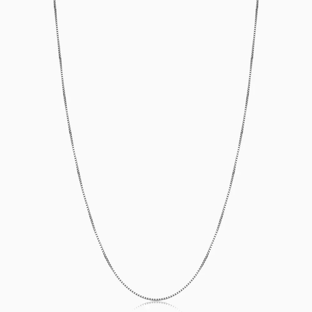 Cubaanse schakelketting in wit goud