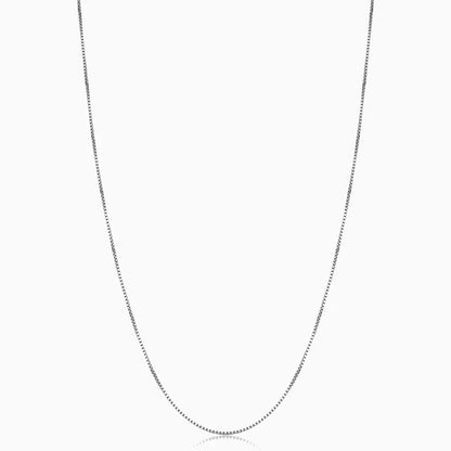 Cubaanse schakelketting in wit goud