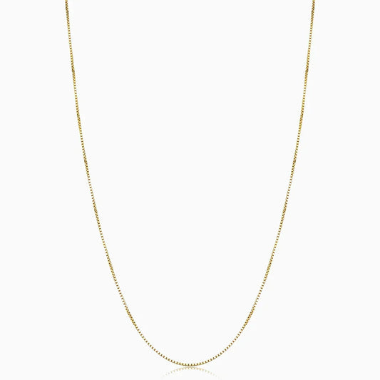 Cubaanse schakelketting in goud