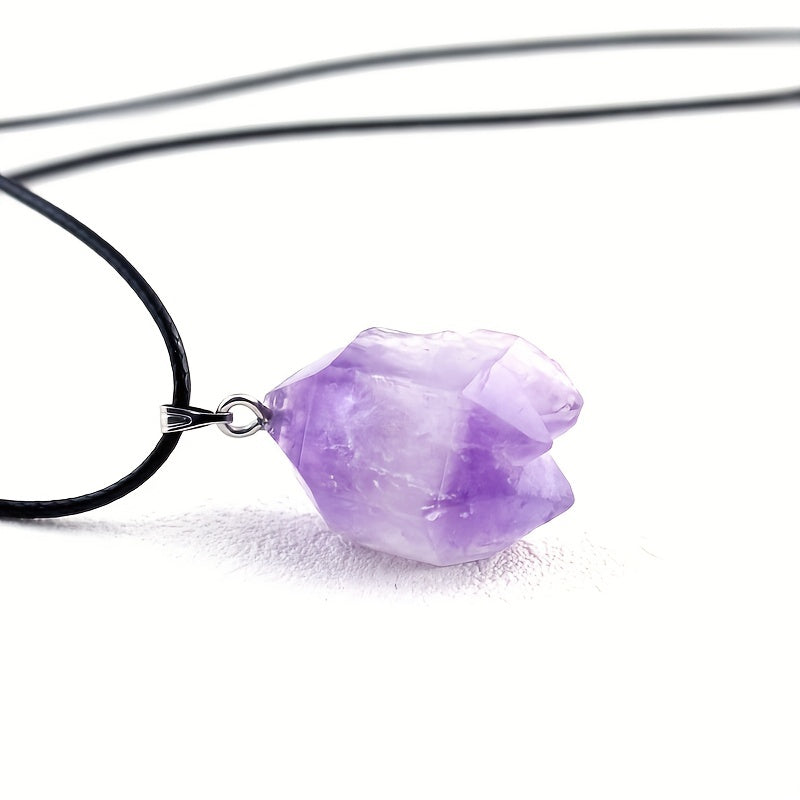 Amethist ketting Maria in goud