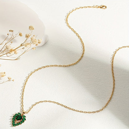 Smaragdketting Matilde in goud