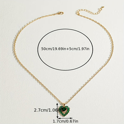 Smaragdketting Matilde in goud
