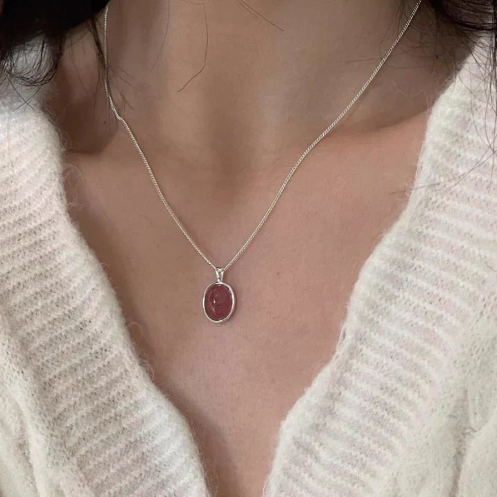 Amethist ketting Philippa in goud