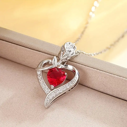 Ketting Rosira Amberen Sluier in wit goud