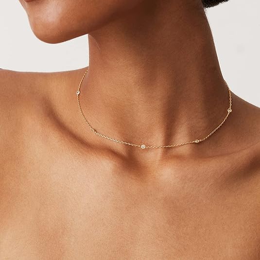 Ketting Starfall in goud