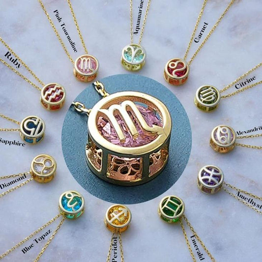 Dubbelzijdige sterrenbeeldketting | Goud