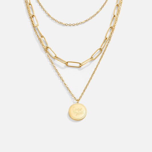 Gelaagde muntenketting Janie | Goud