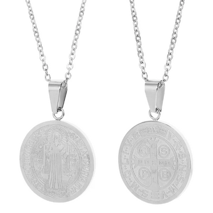 Ketting met ronde O-hanger in goud
