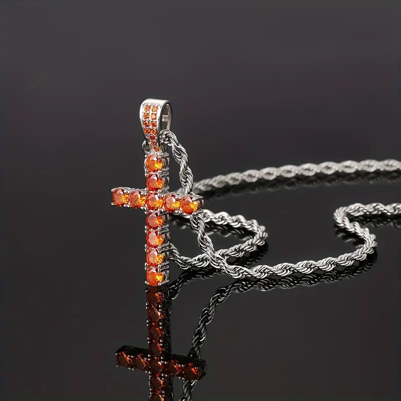 Kruisketting in goud