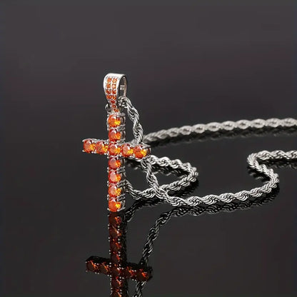 Kruisketting in goud
