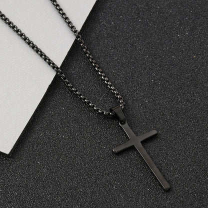 Kruisketting Verheven Geloof in wit goud