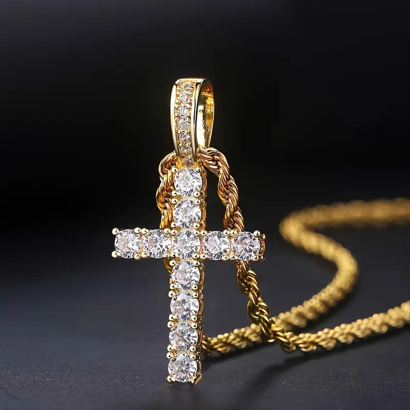 Kruisketting in goud