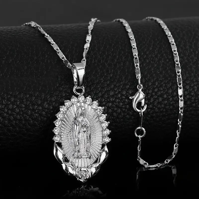 Ketting met Mariamedaille in goud