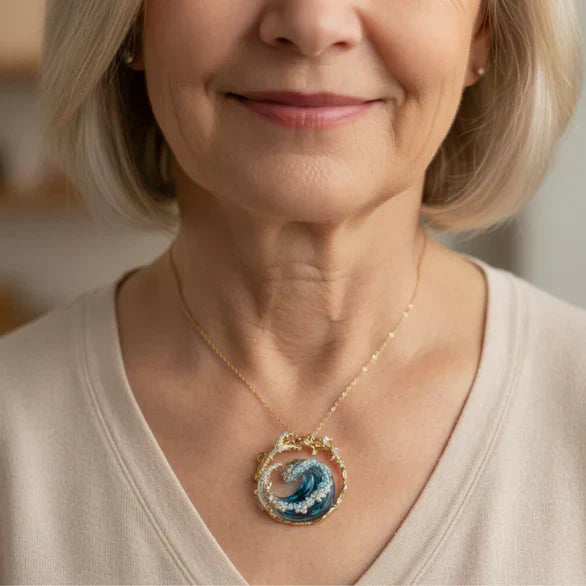 Ketting Belofte van de Oceaan in goud