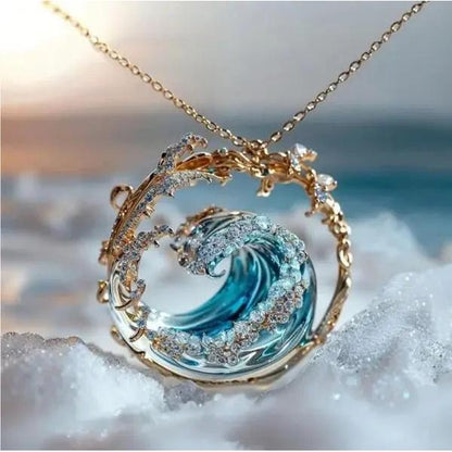 Ketting Belofte van de Oceaan in goud