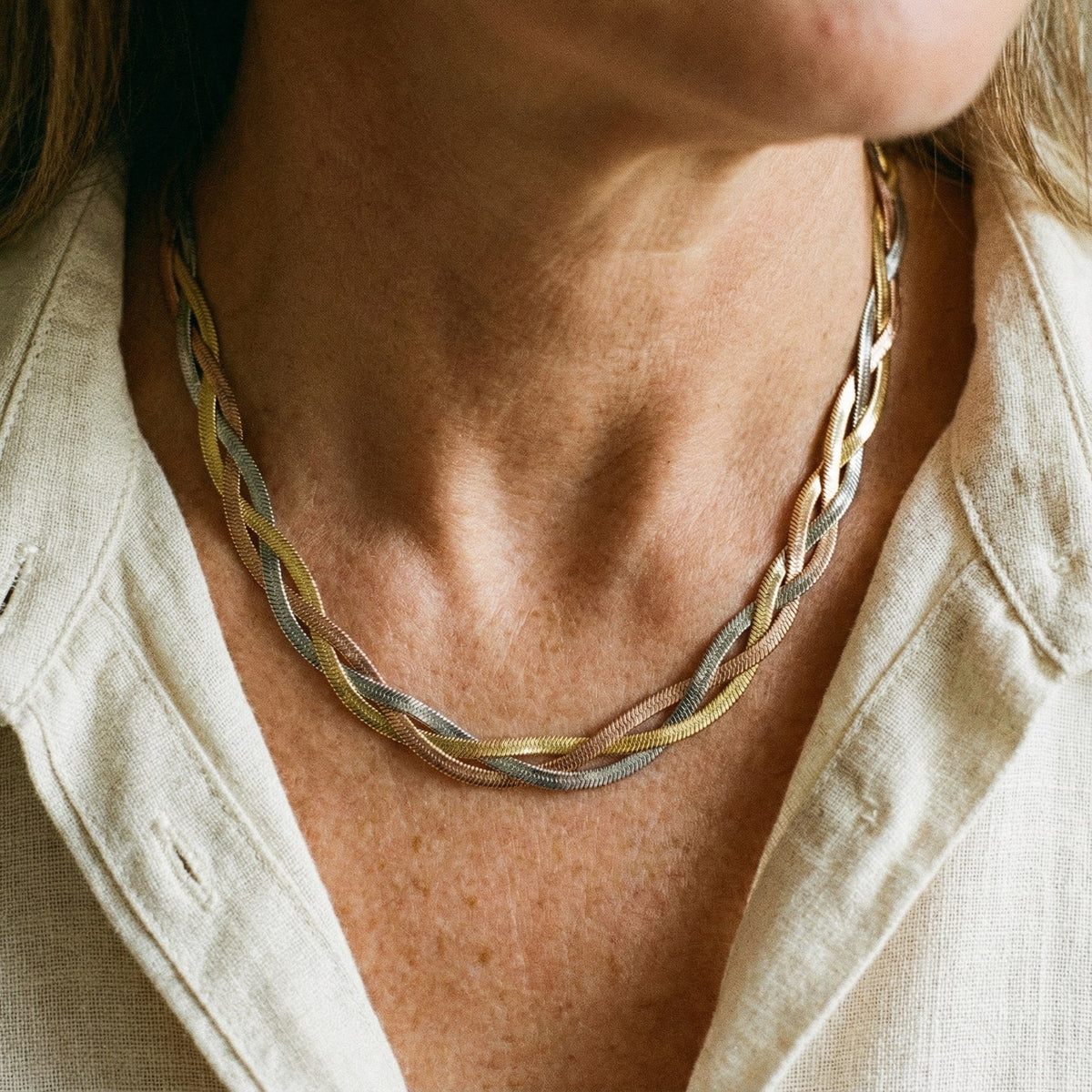 Elegante ketting in goud