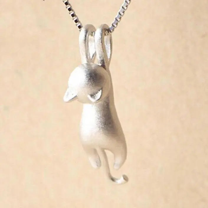 Speelse 925-ketting in wit goud