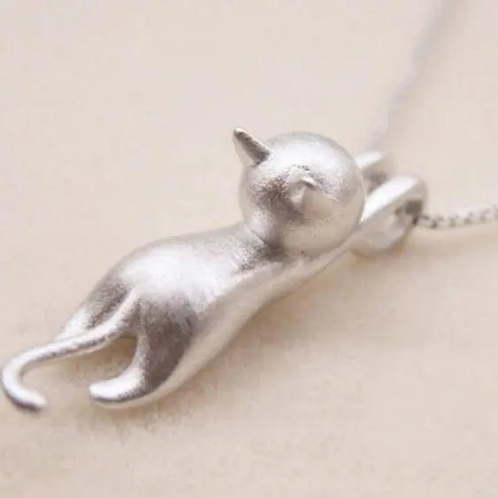 Speelse 925-ketting in wit goud