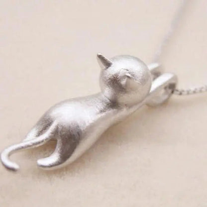 Speelse 925-ketting in wit goud
