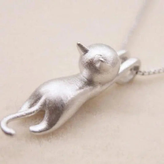 Speelse ketting | Witgoud