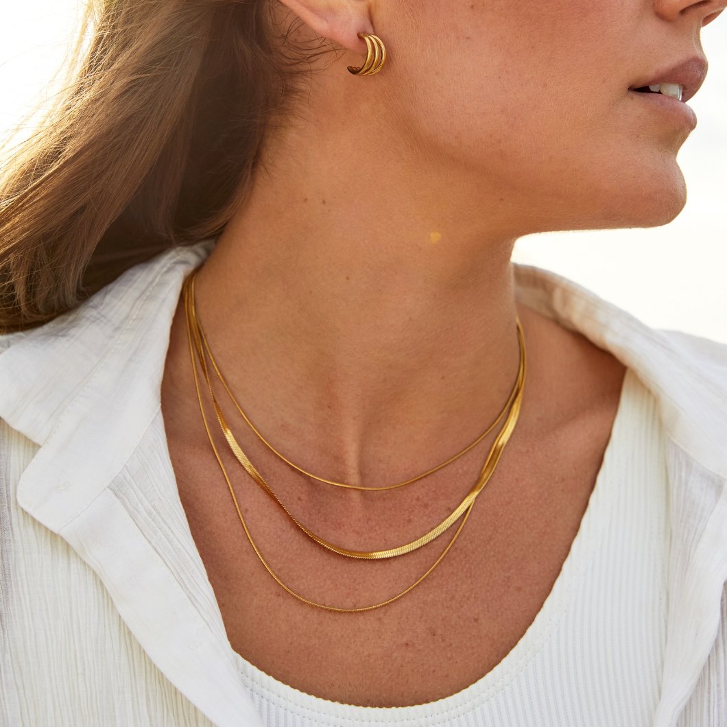 Meerlaagse ketting | Goud