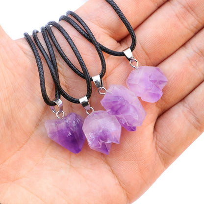 Rozenkwarts ketting in goud