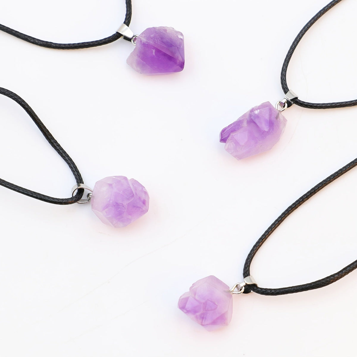 Rozenkwarts ketting in goud