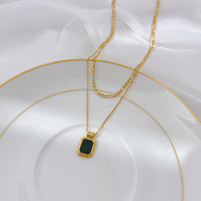 Gelaagde ketting Calyne Marvel in goud