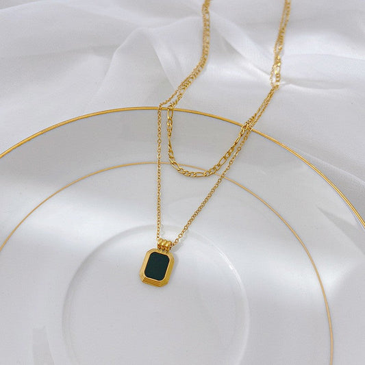 Gelaagde ketting Calyne Marvel in goud