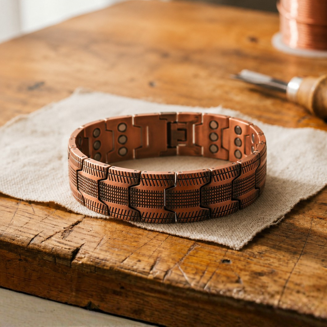 Koperen armband Klif