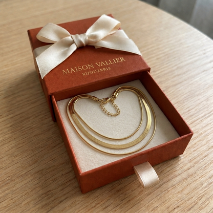 Meerlaagse ketting | Goud