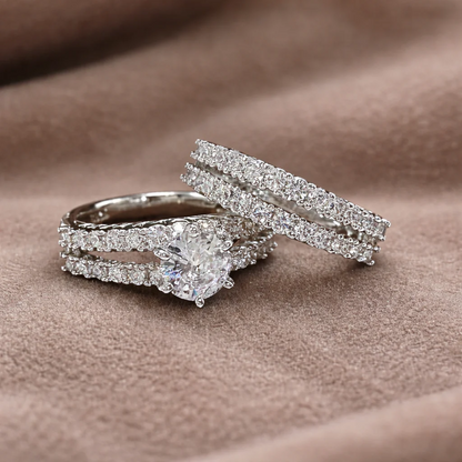 Eeuwige ringenset in goud