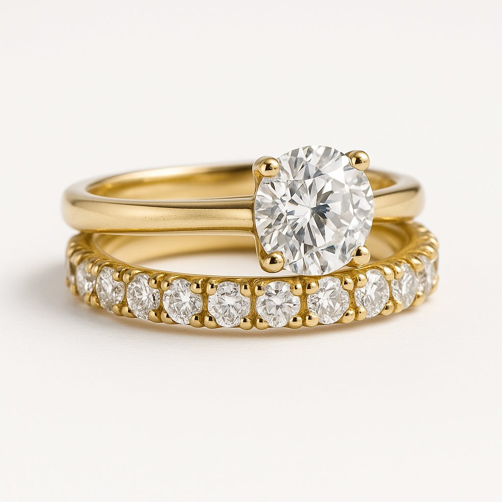 Ringenset Savaya in goud