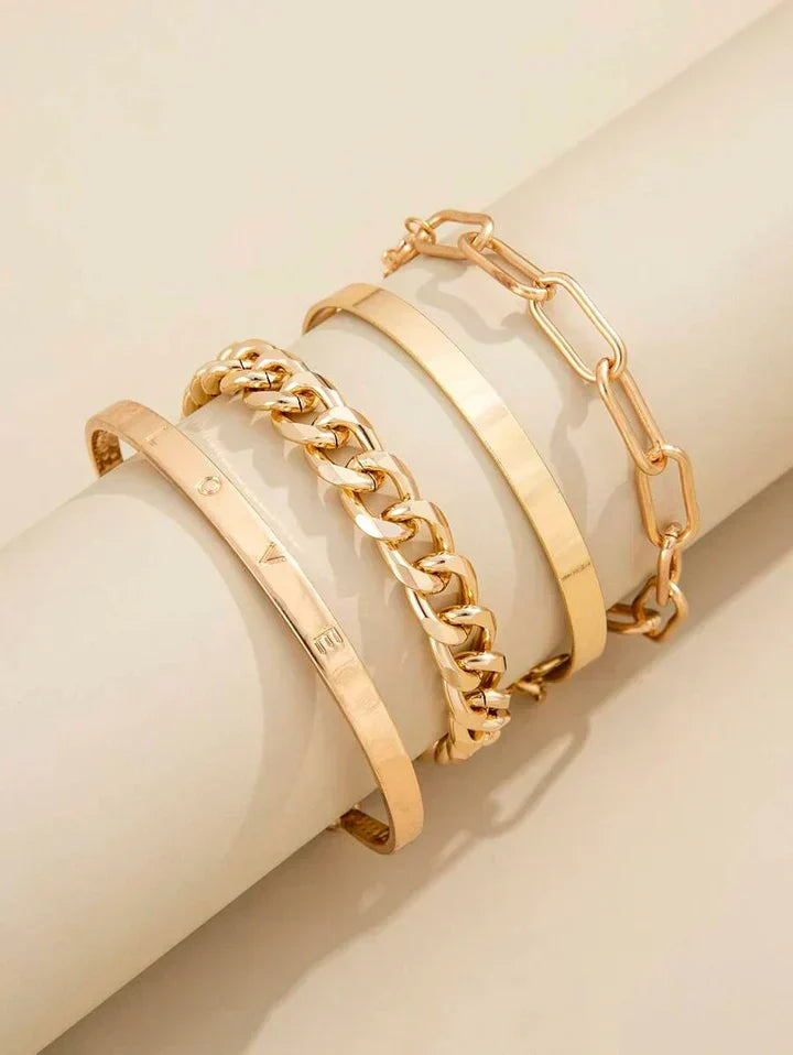 Armbandenset Élan Mercier in goud