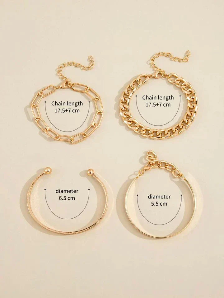 Armbandenset Élan Mercier in goud
