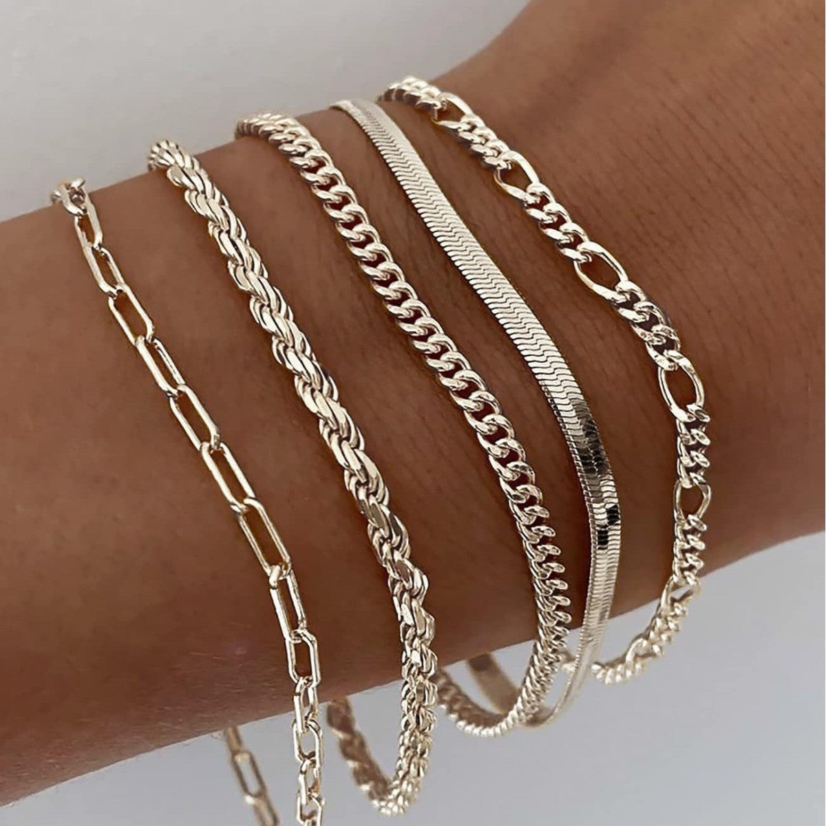 Armbandenset Ellis Renier in goud