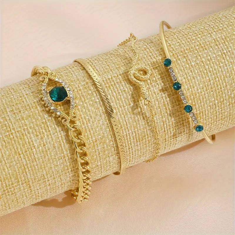 Armbandenset Serpina Veyra in goud