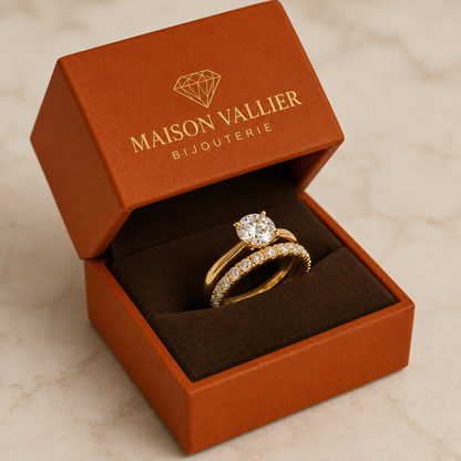 Ringenset Savaya in goud