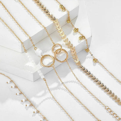 Boho-armbandenset | Goud