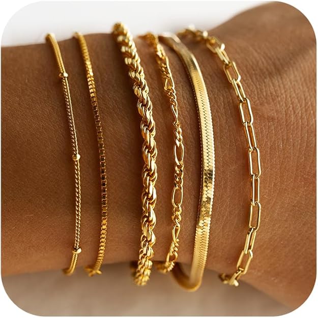 Armbandenset Baukje | Goud