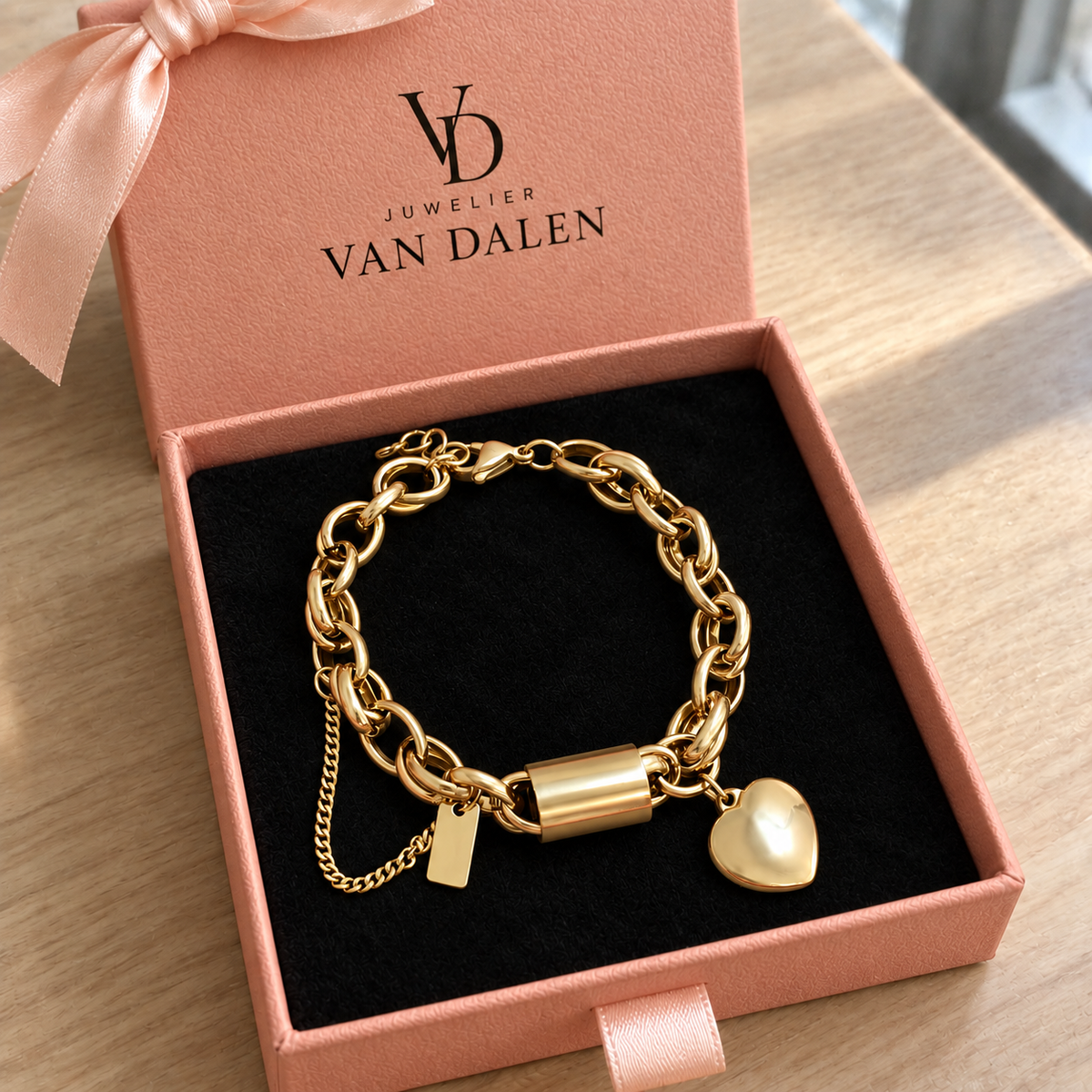 Robuuste armband | Goud