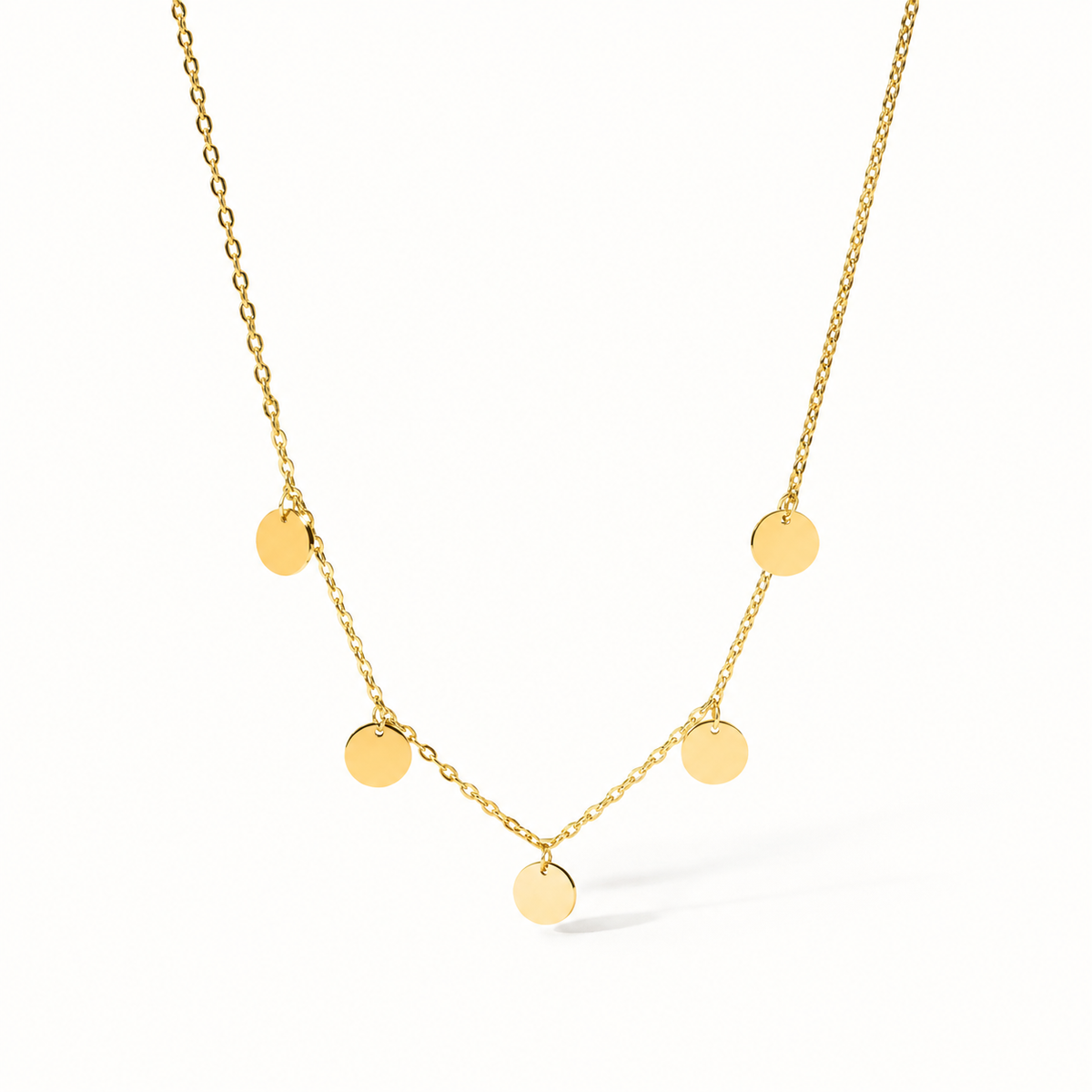 Kleurrijke Boeddha-ketting | Goud