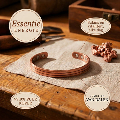 Koperen armband Kern