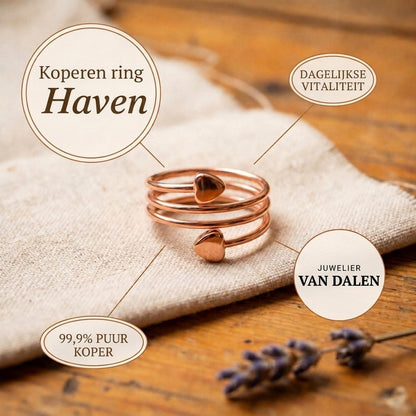 Koperen ring Haven