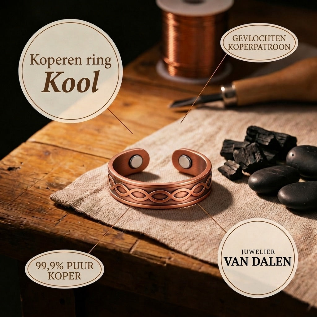 Koperen ring Steenkool