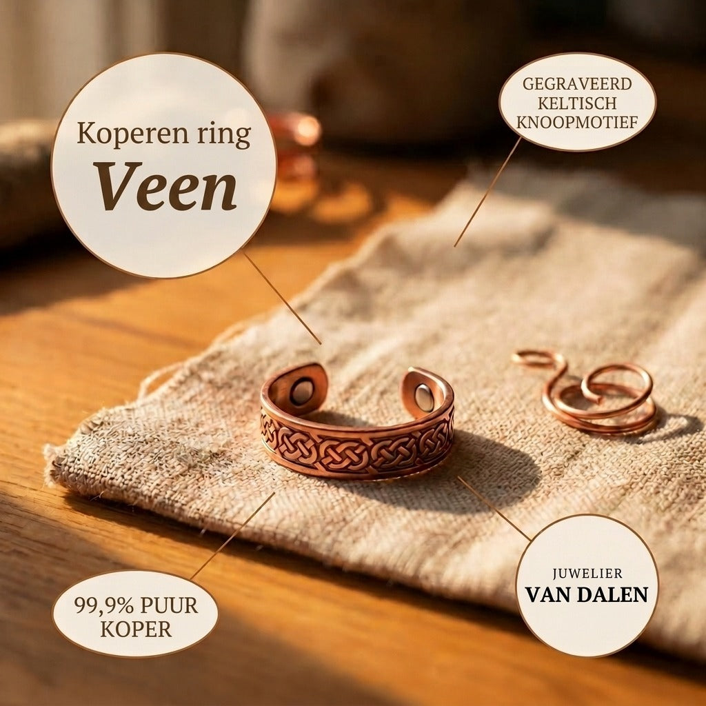Koperen ring Veen