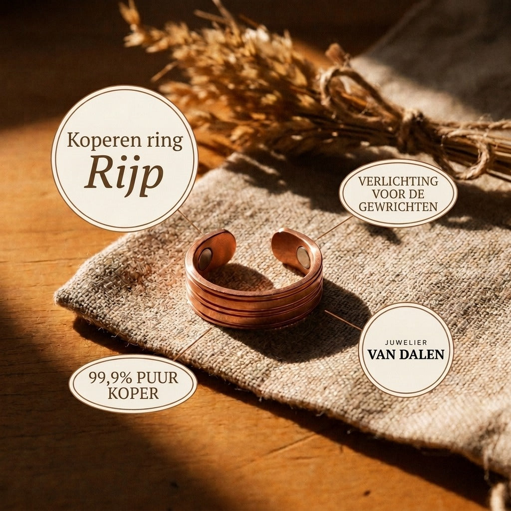 Koperen ring Rijp