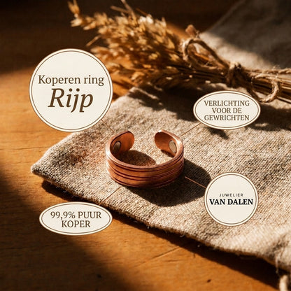 Koperen ring Rijp
